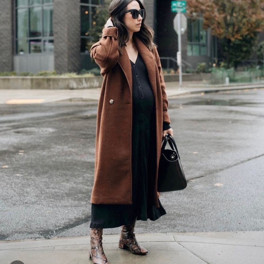Wilfred Charlize Coat | XS | Cognac - Aritzia